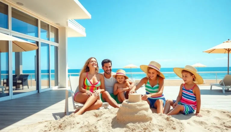 Family beach houses